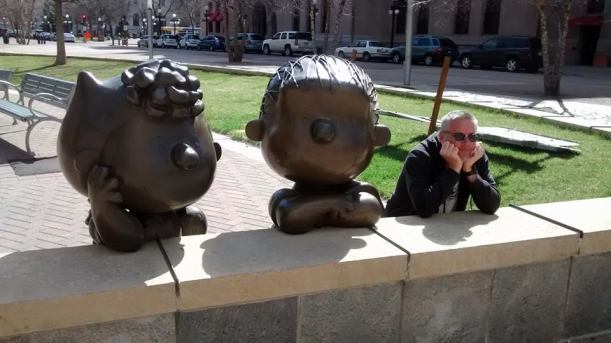 Linus and Sally and their pal Sean.