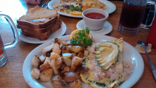 Post-race breakfast!